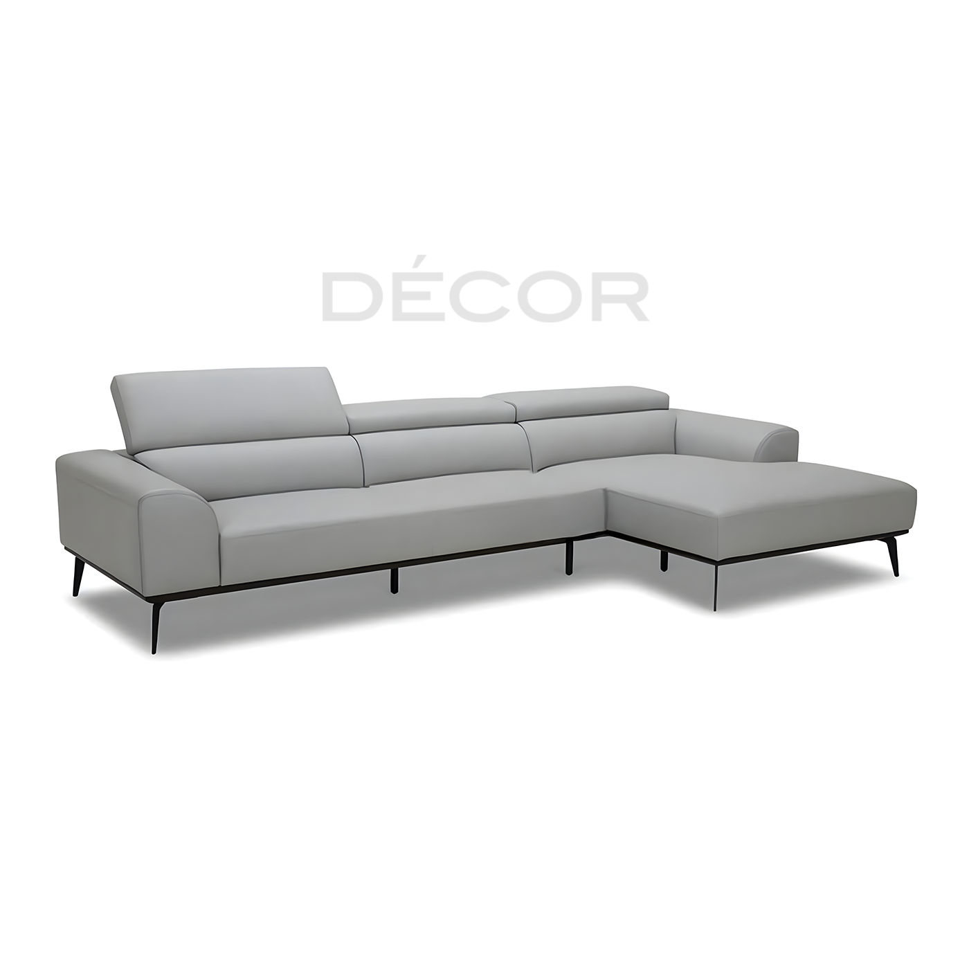 DONATELLA L-Shape Leather Sofa
