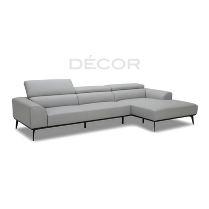 DONATELLA L-Shape Leather Sofa