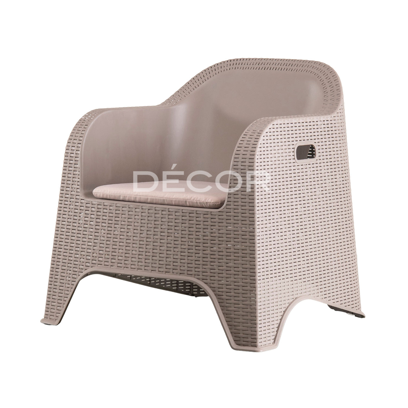 EASY Outdoor Rattan Lounge Chair (Cappuccino)