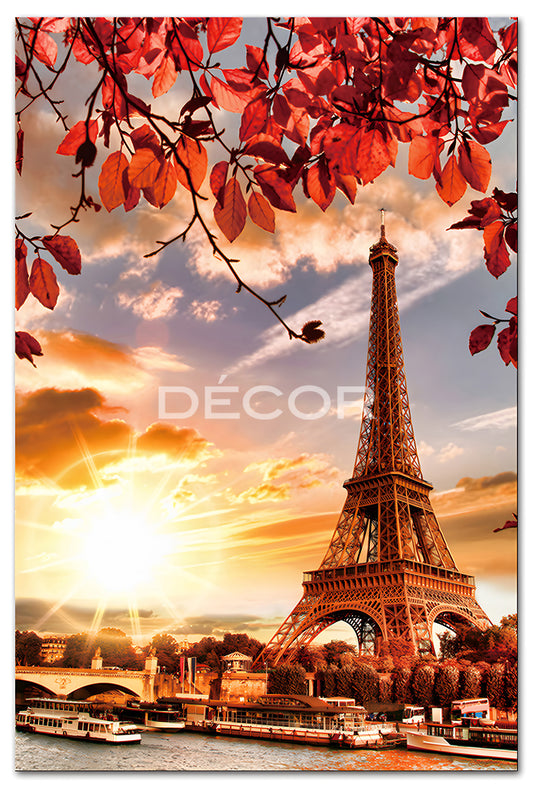 EIFFEL TOWER in FALL - ART PRINT
