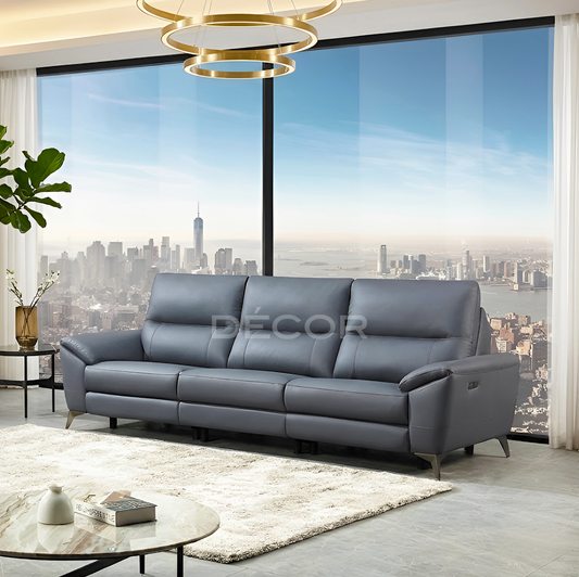 FULLERTON Power Reclining Leather Sofa
