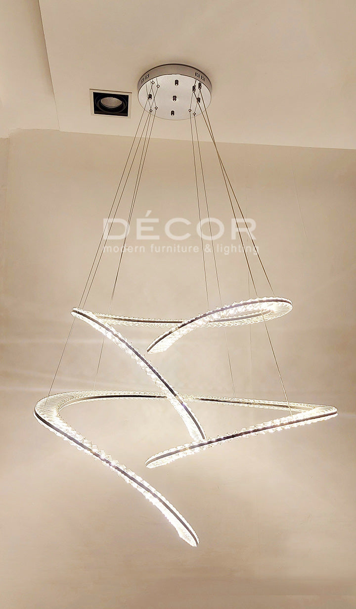 GLAM CRYSTAL L.E.D. Drop Light
