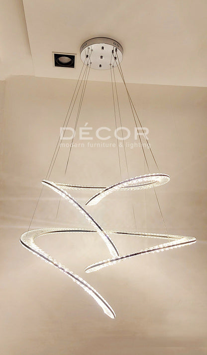 GLAM CRYSTAL L.E.D. Drop Light