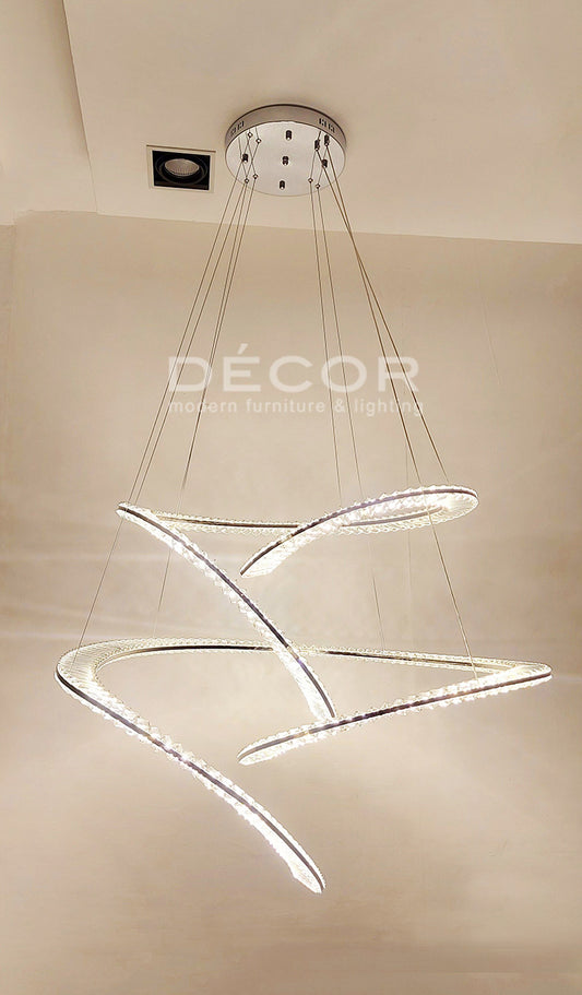 GLAM CRYSTAL L.E.D. Drop Light