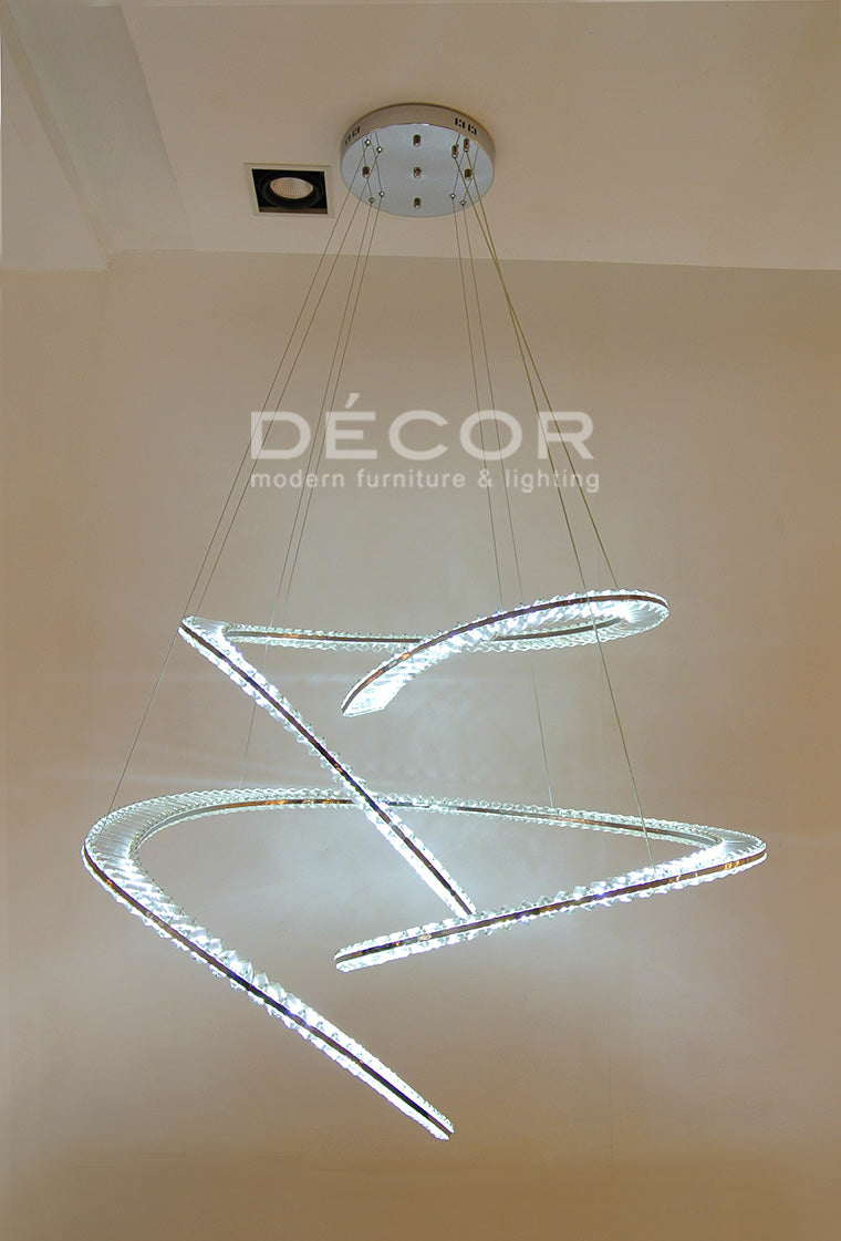 GLAM CRYSTAL L.E.D. Drop Light