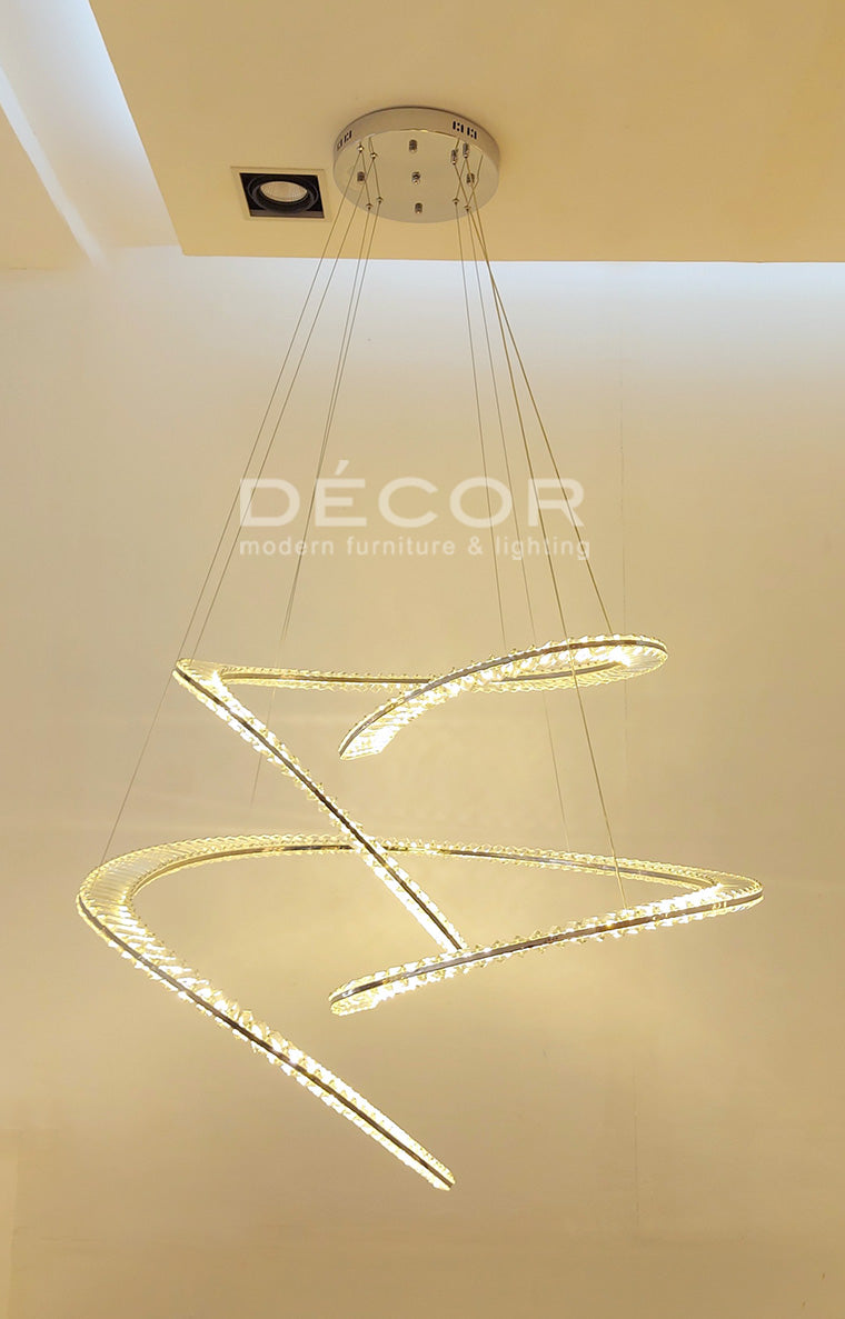 GLAM CRYSTAL L.E.D. Drop Light