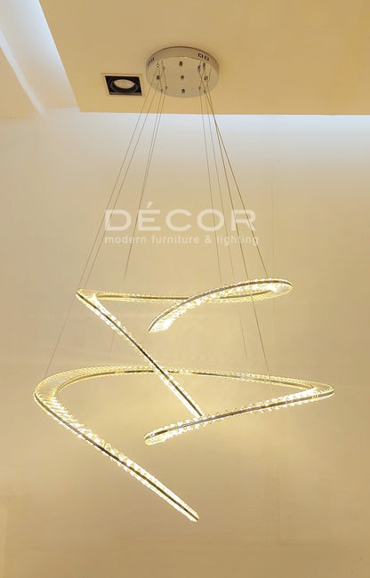 GLAM CRYSTAL L.E.D. Drop Light