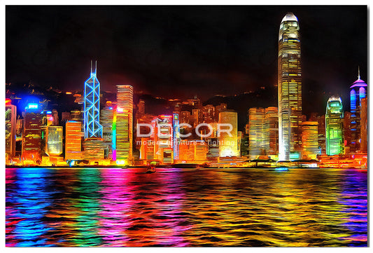 HONG KONG (NEON) - ART PRINT