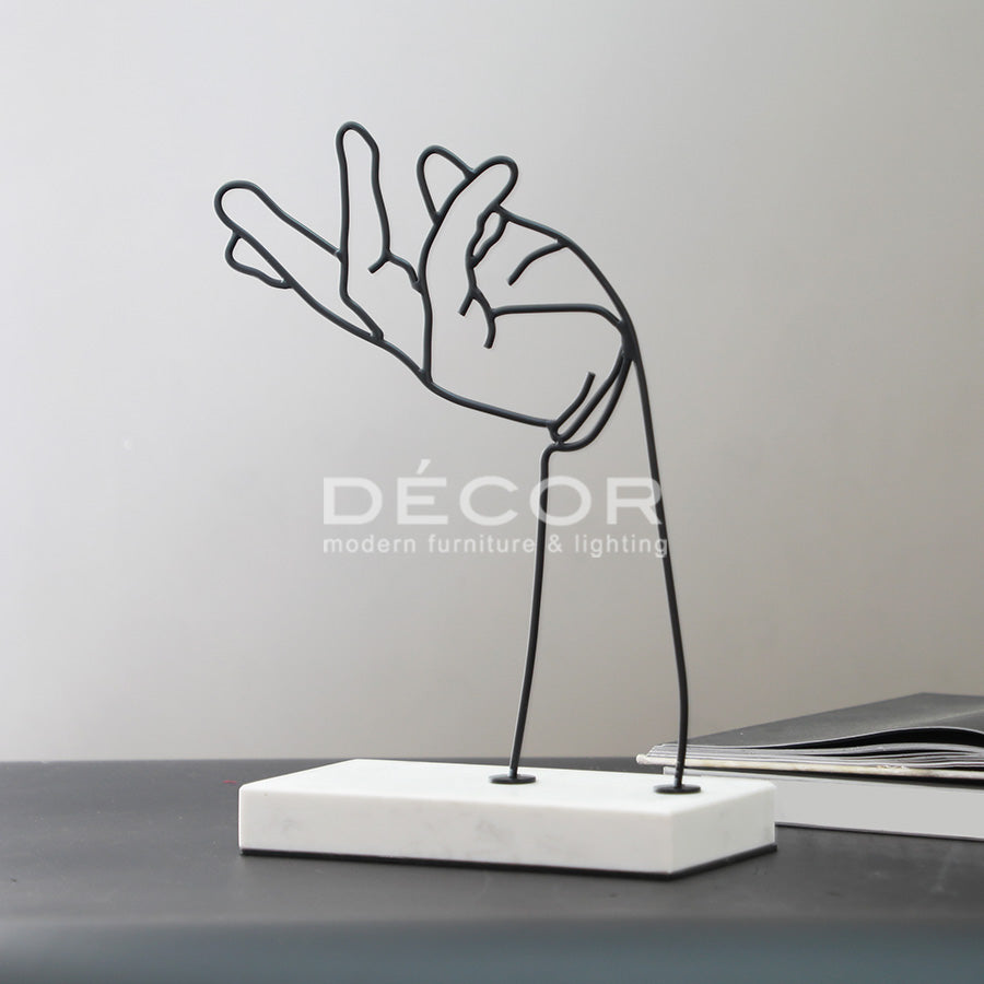 I QUIT SMOKING HAND Sculpture