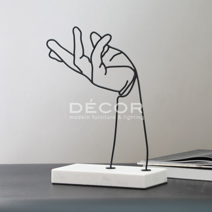 I QUIT SMOKING HAND Sculpture