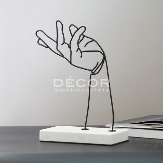 I QUIT SMOKING HAND Sculpture