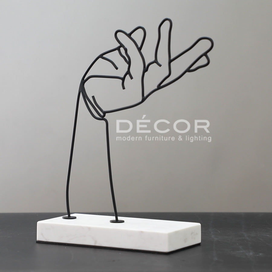I QUIT SMOKING HAND Sculpture