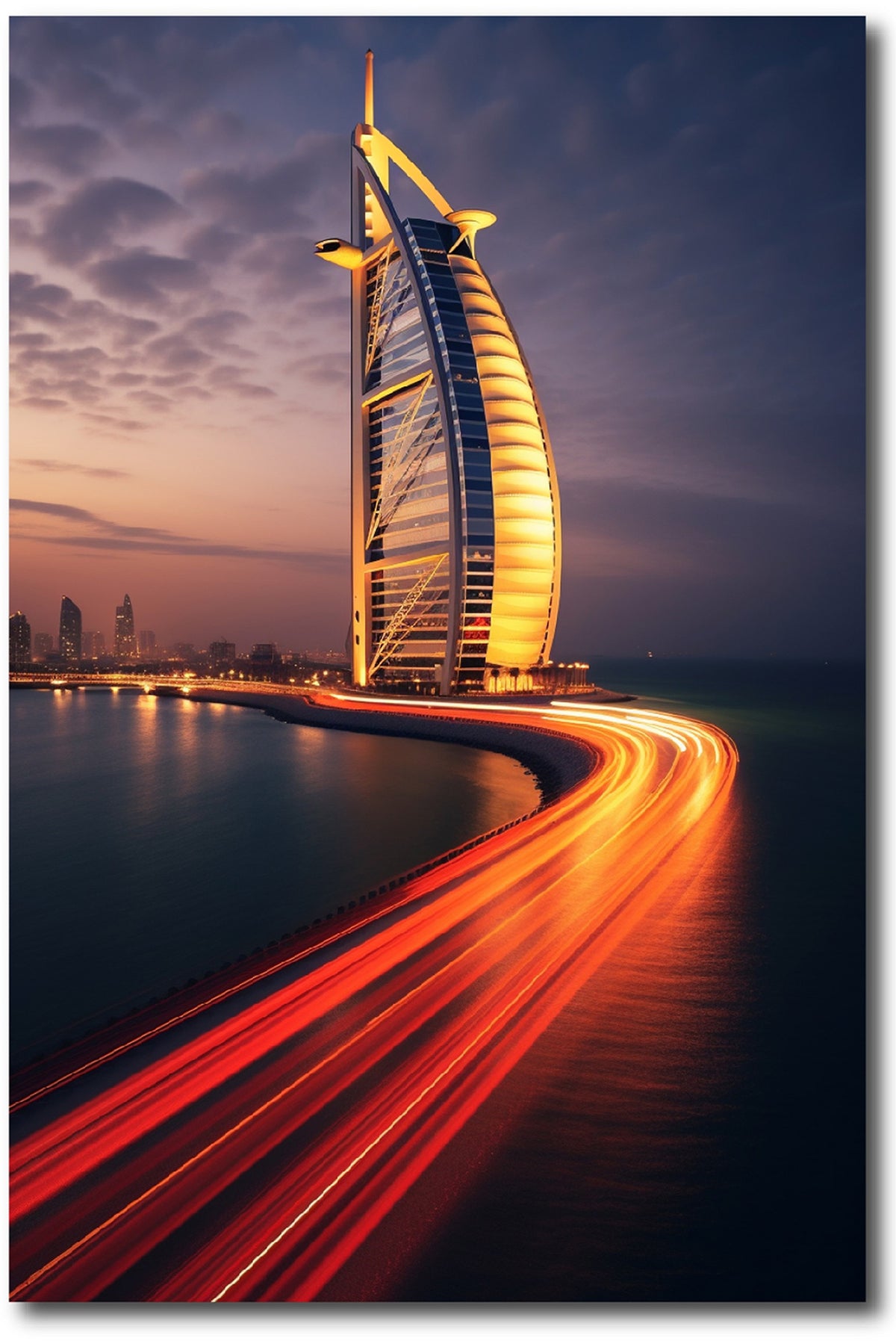 DUBAI - ART PRINT (120cm H x 80cm W)