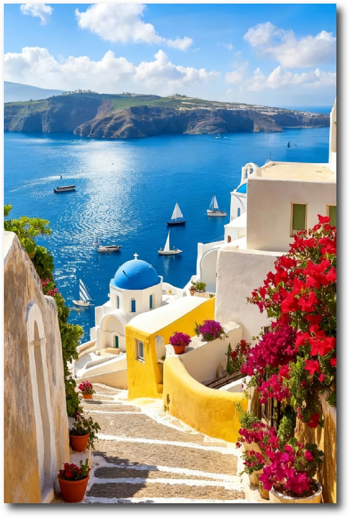MYKONOS GREECE - ART PRINT (120cm H x 80cm W)