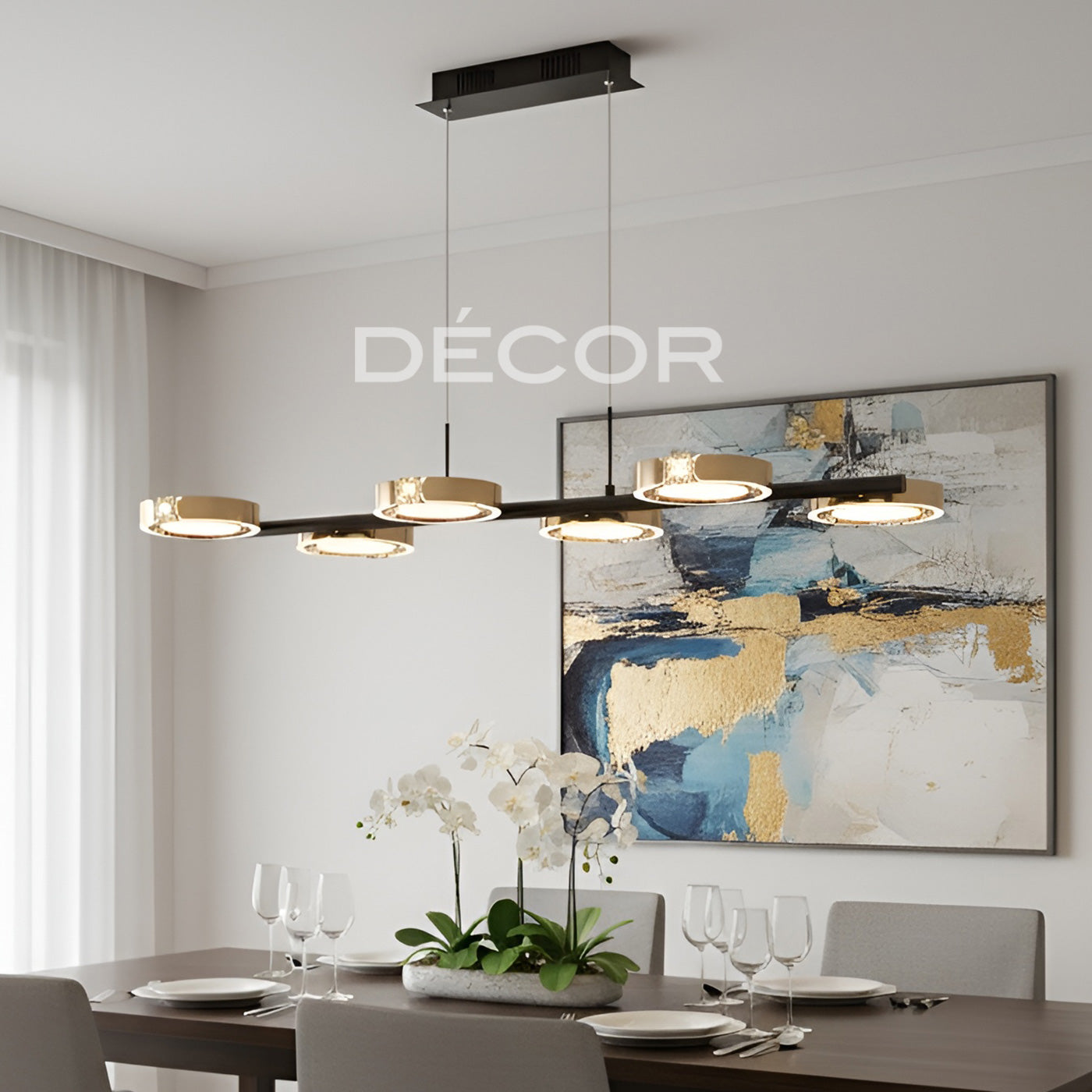 JULIANA 6 L.E.D. Drop Light