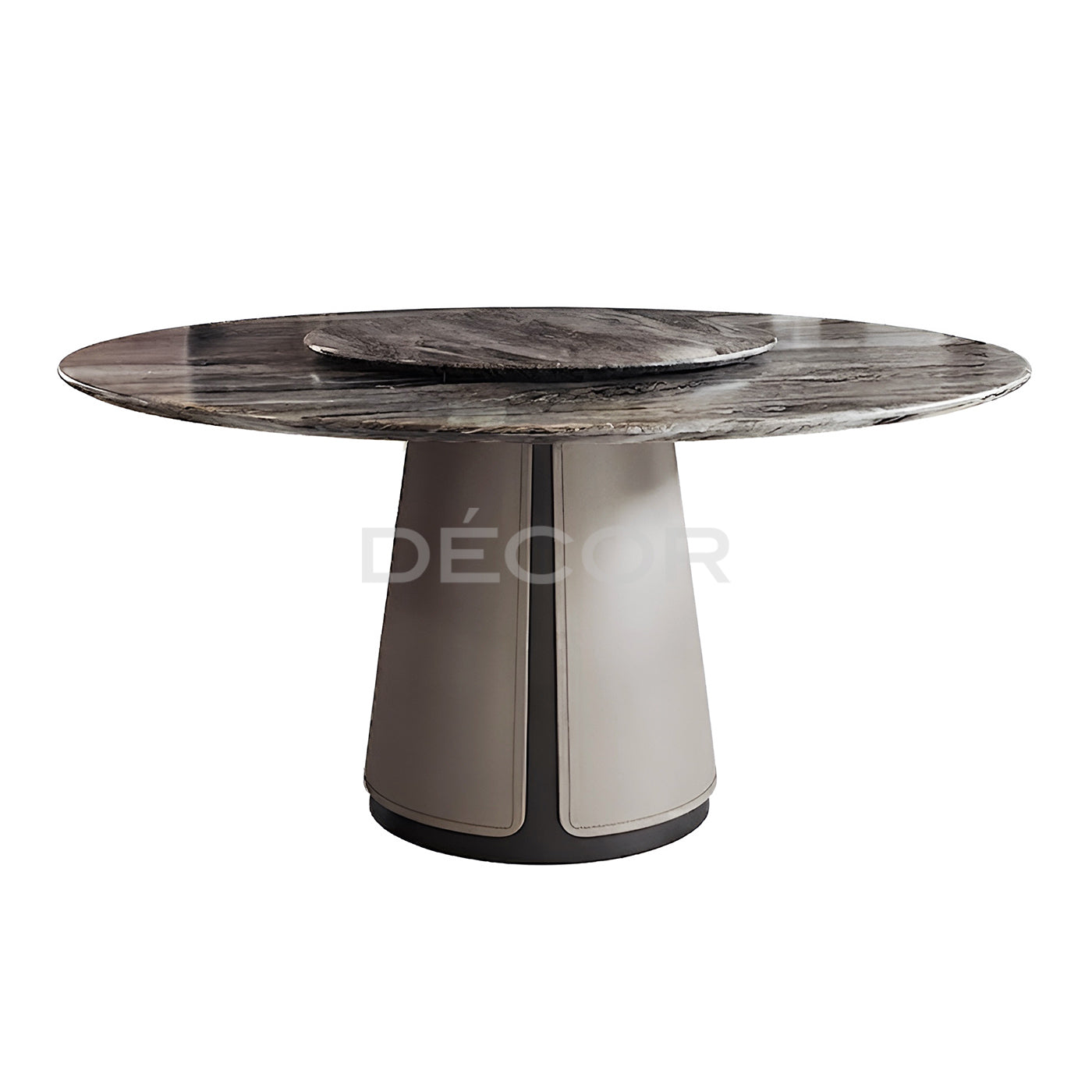LOGIX Dining Table with Lazy Susan