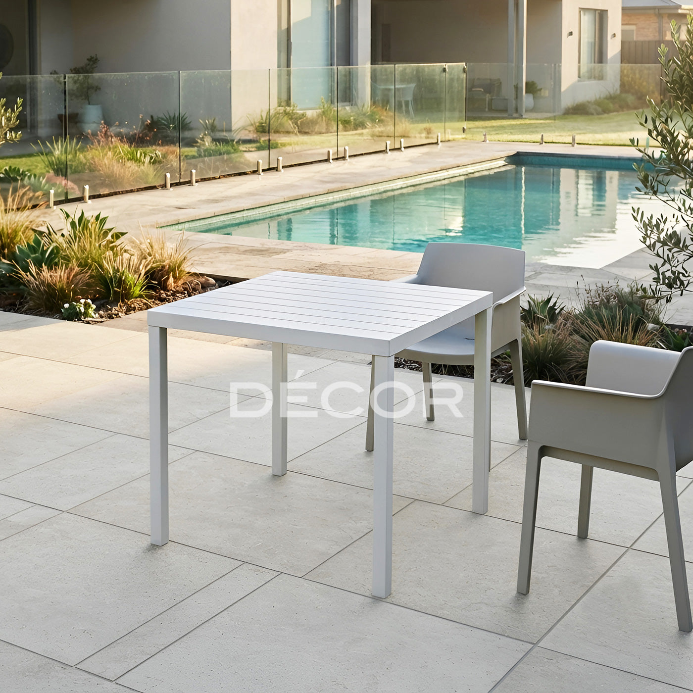 LINEA Dining Table (Silver)