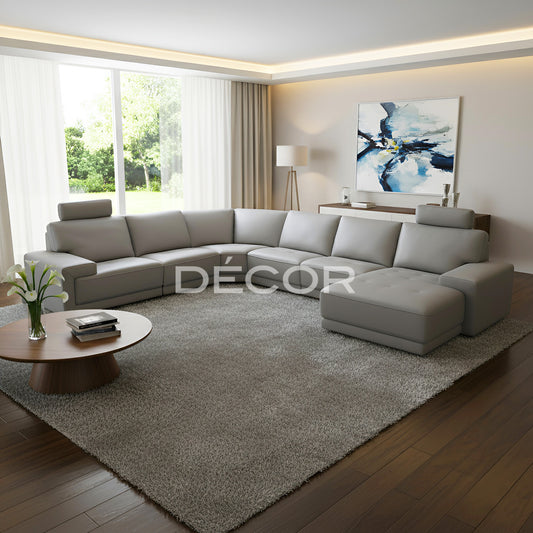 MASERATI Sectional Leather Sofa