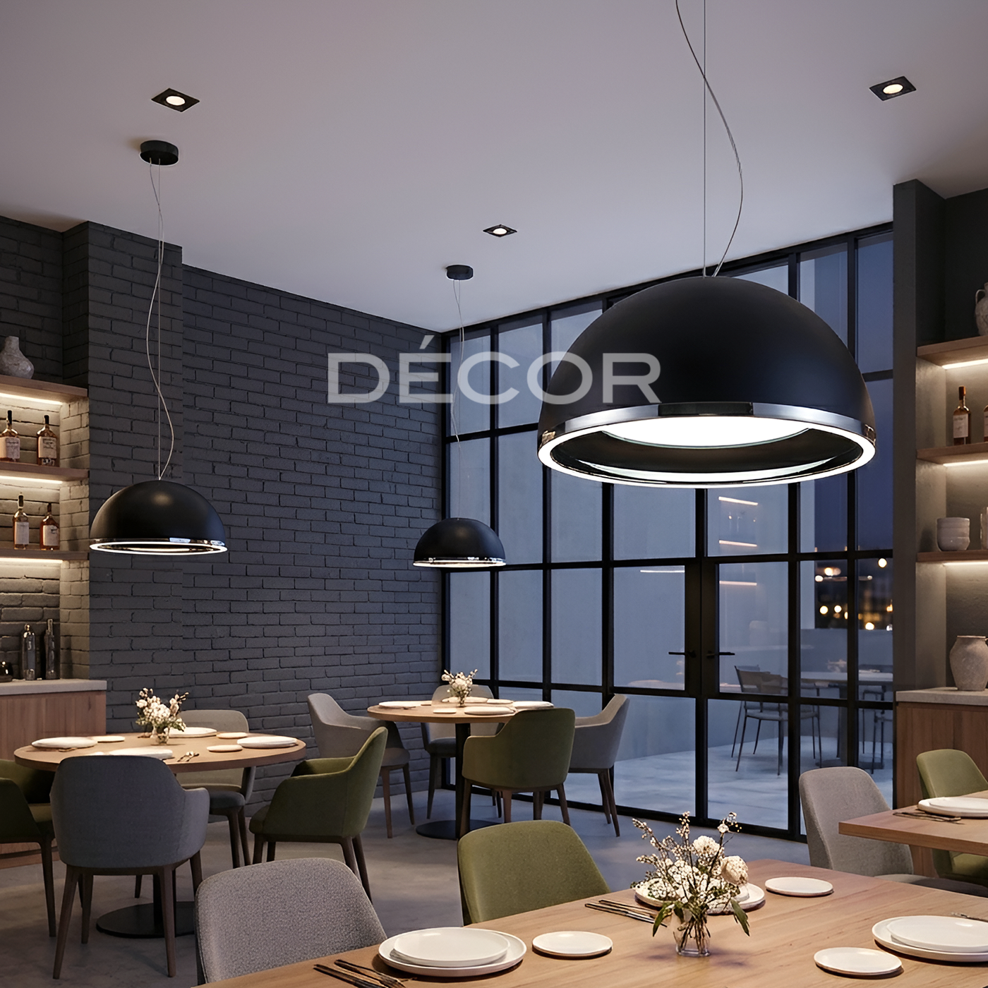 MILLER L.E.D. Drop Light (Black)