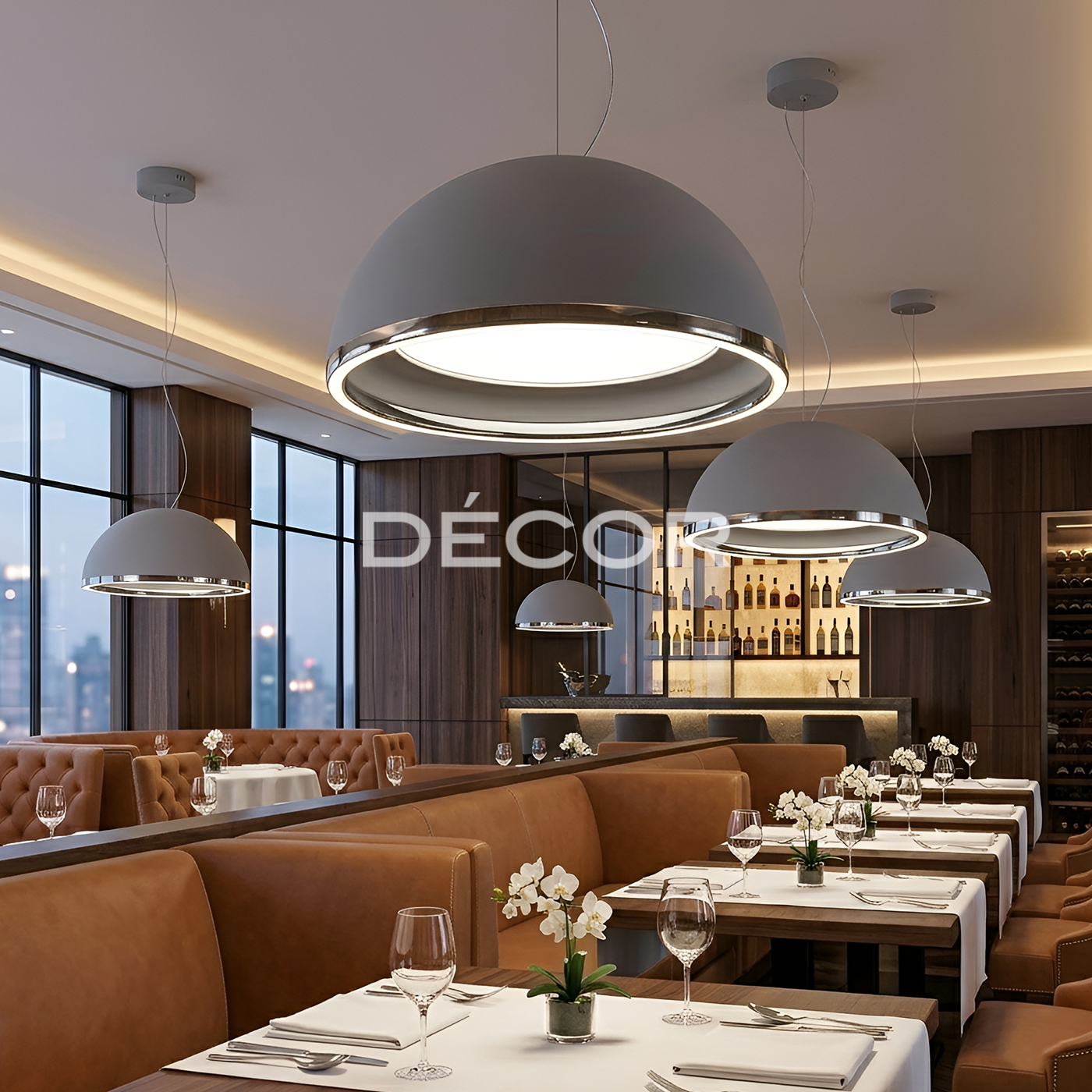 MILLER L.E.D. Drop Light (Grey)