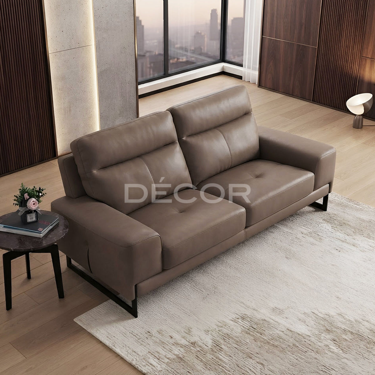 NETFLIX Leather Sofa