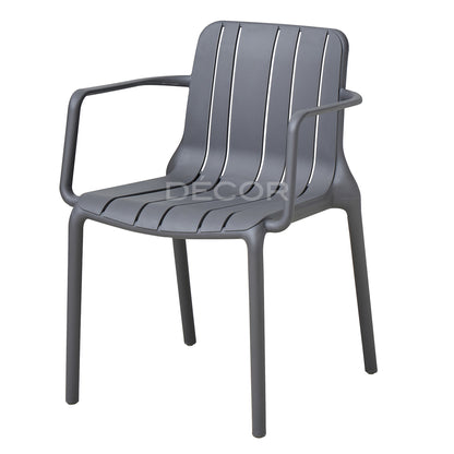 NEWPORT Outdoor Chair (Dark Grey)