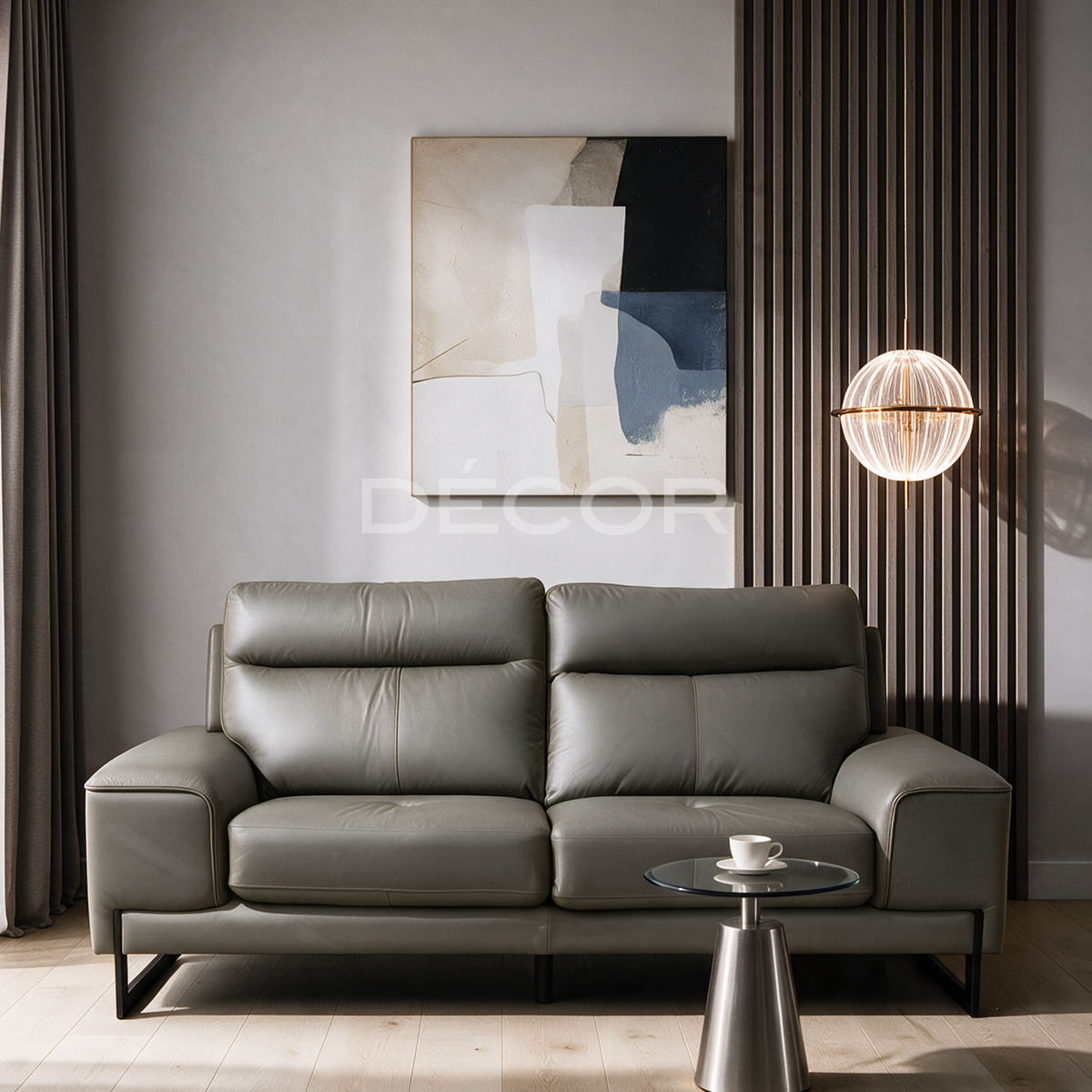 NETFLIX Leather Sofa