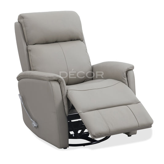 ORDALE Leather recliner (swivel & rocker)