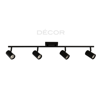 OLYMPUS 4 Head L.E.D. Track Light (Black)