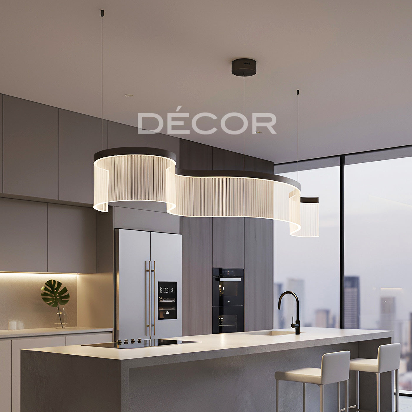 Stunning DECOR Manila CIRCLES L.E.D. Drop Light for Vibrant Decor ...