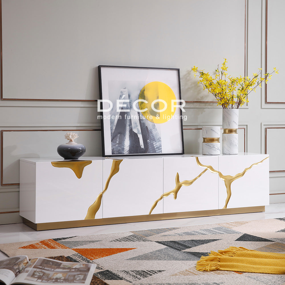 PREVIA TV Stand - White