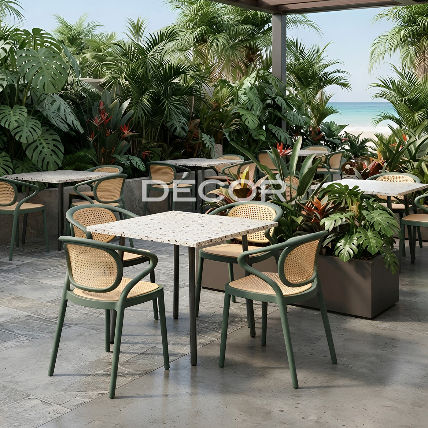 PORTOFINO Outdoor Chair (Green Frame)