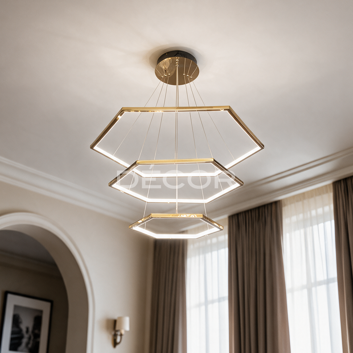 ROLLINS 3 L.E.D. Drop Light