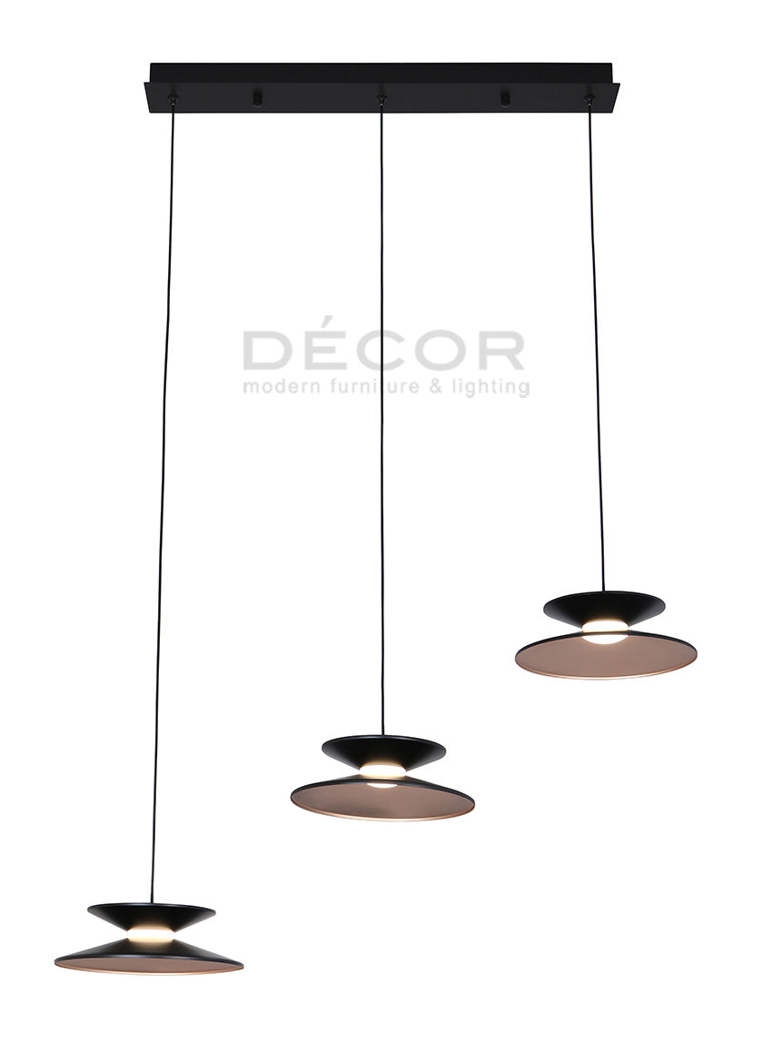 Illuminate Your Space with Manila Subway 3 Horizontal L.E.D. Drop Light ...