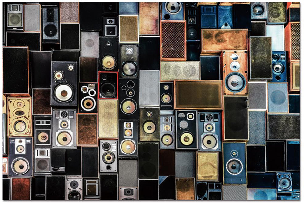 STEREO SPEAKERS - ART PRINT