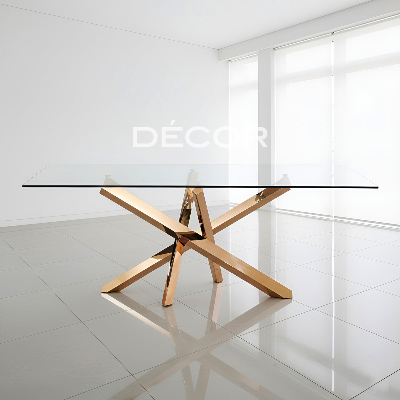 STIX Dining Table (Rose Gold)