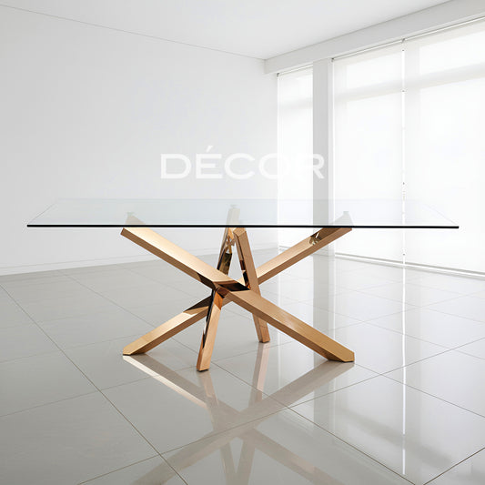 STIX Dining Table (Rose Gold)