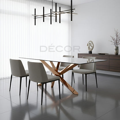 STIX Dining Table (Rose Gold)