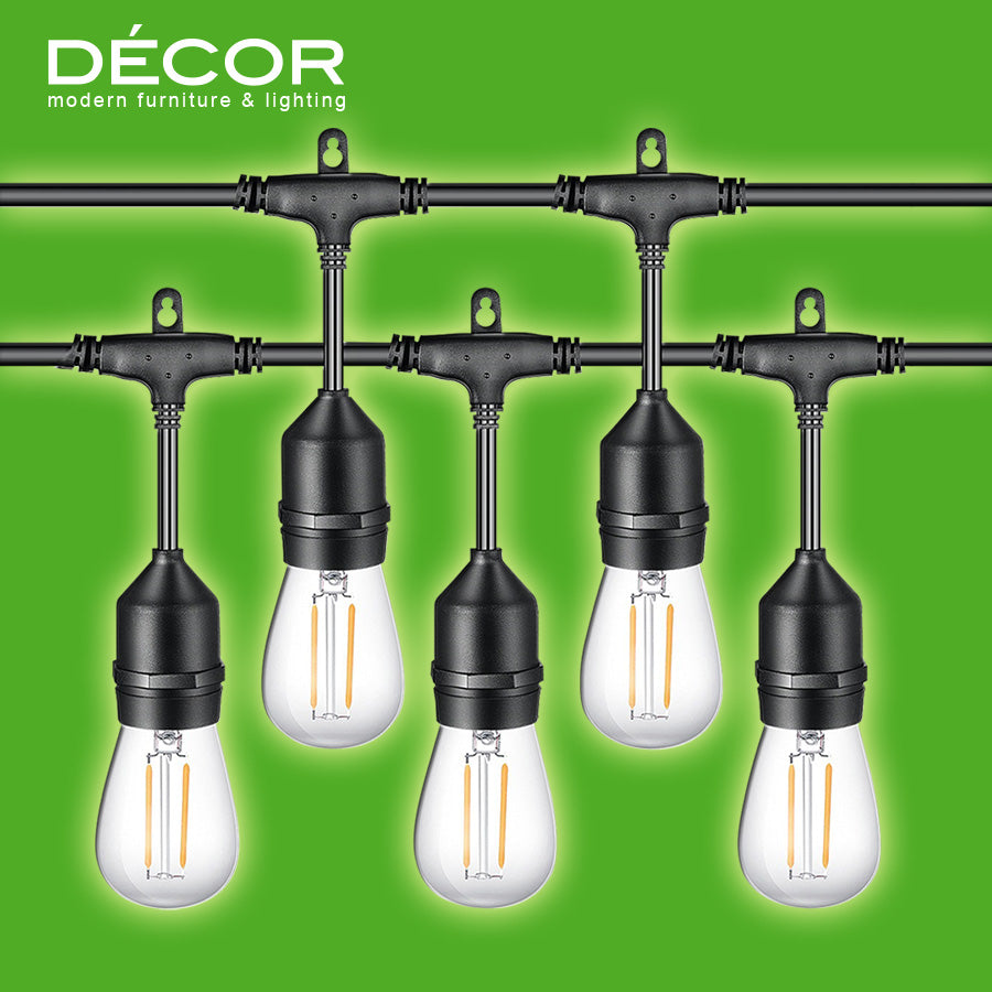 L.E.D. STRING LIGHT - 2W x 15 Bulbs
