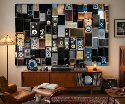 STEREO SPEAKERS - ART PRINT