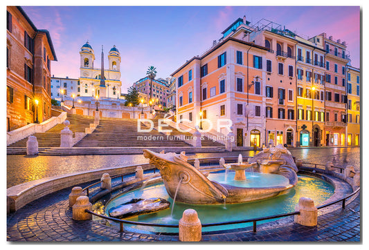 BOAT FOUNTAIN - ART PRINT