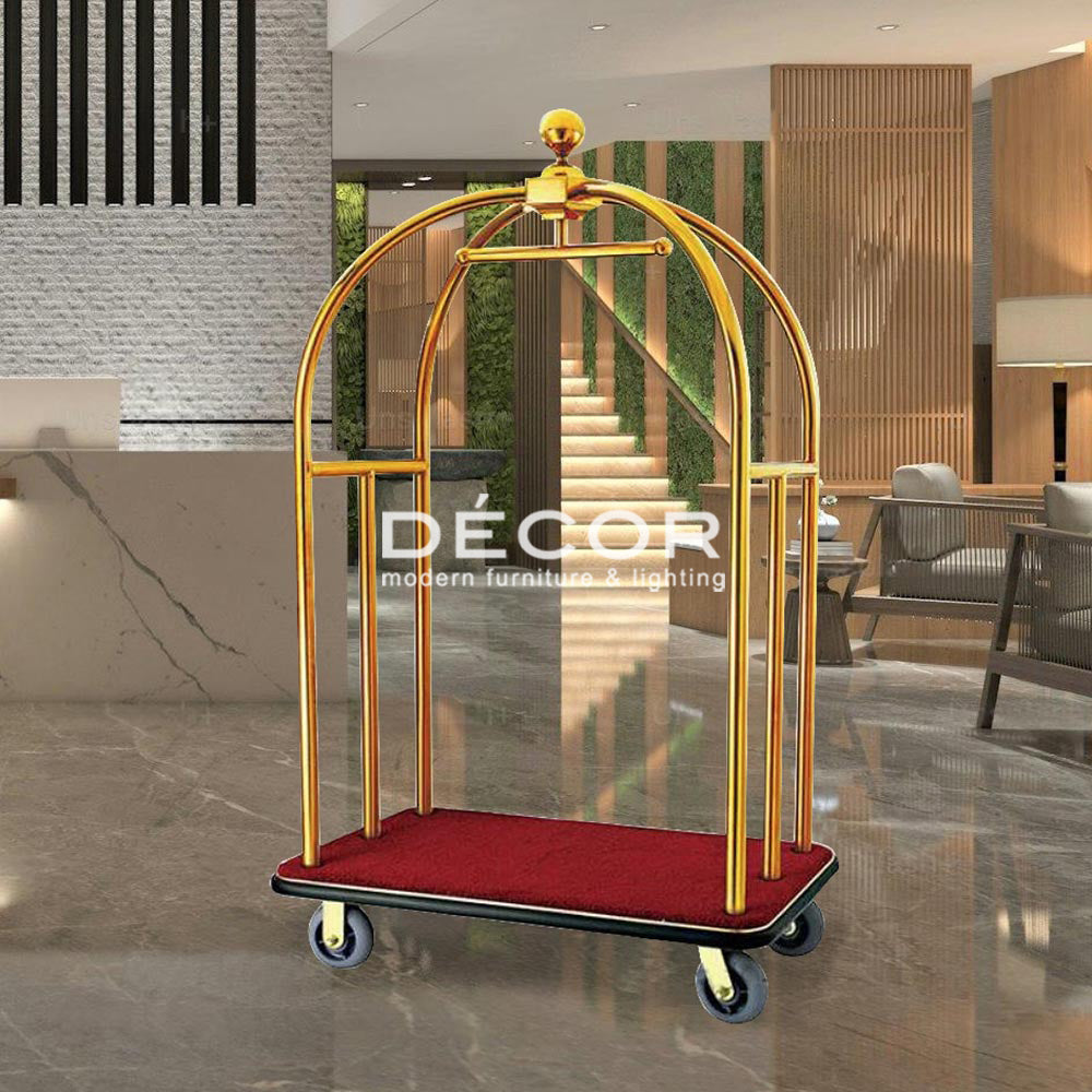D02 - Luggage Trolley Crown (Gold)