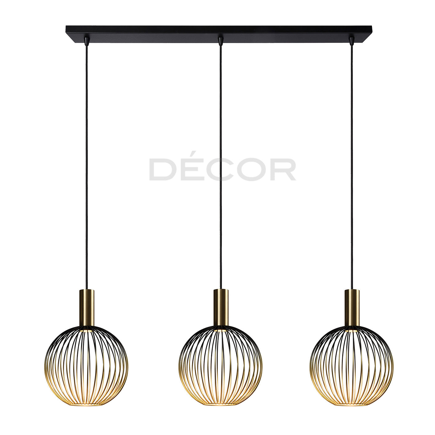 VESSI 3 L.E.D. Horizontal Drop Light