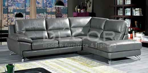 WELLINGTON L-Shape Leather Sofa