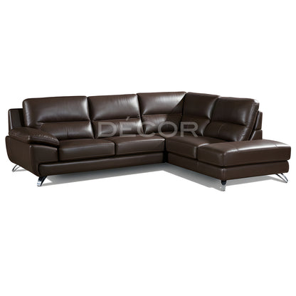 WELLINGTON L-Shape Leather Sofa