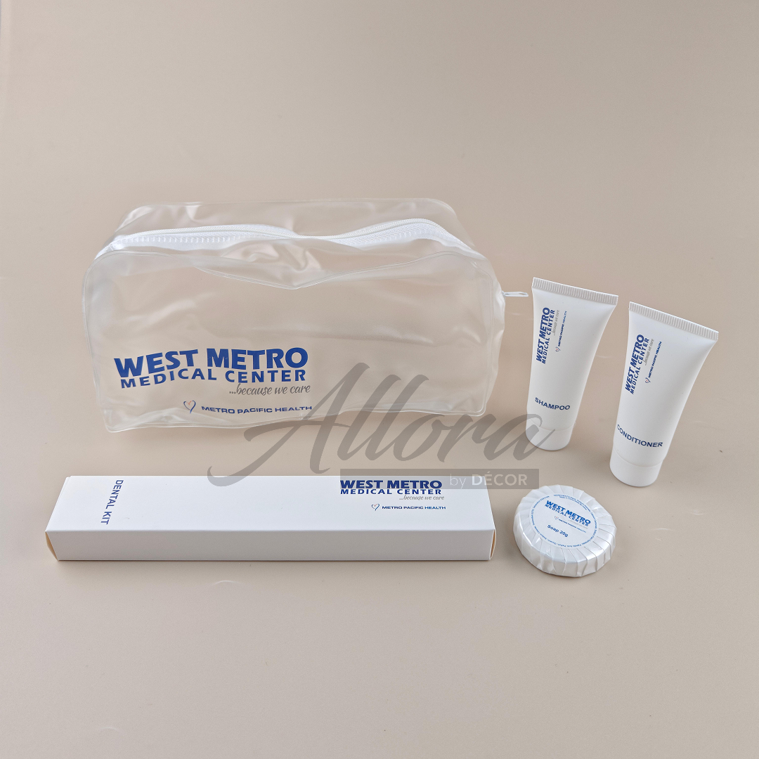 Complete Guest Amenities & Toiletries Kits - Custom Branded
