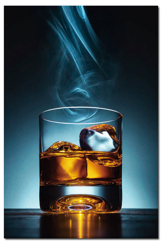 Whisky with no ice in a cup with burning cigar - stock photo 2186877 |  Crushpixel