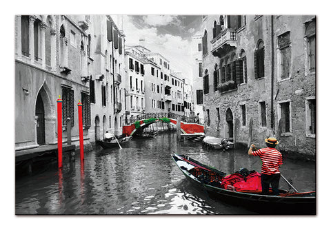 Venice in Red - Art Print