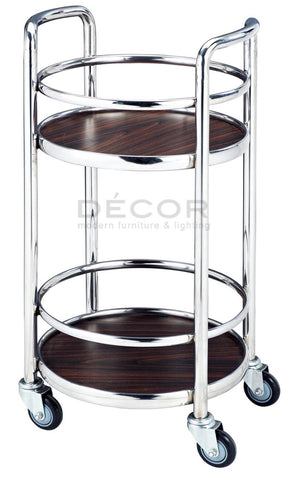 L06B - ROUND LIQUOR TROLLEY