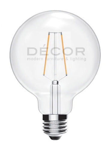 L.E.D. EDISON GLOBE Bulb 4W or 6W